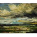 In the manner of Jack B. Yeats Storm Clouds, Sligo bears signature