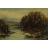 Frank Gresley (1855-1936) On The Derwent signed, watercolour, 17cm x 26cm