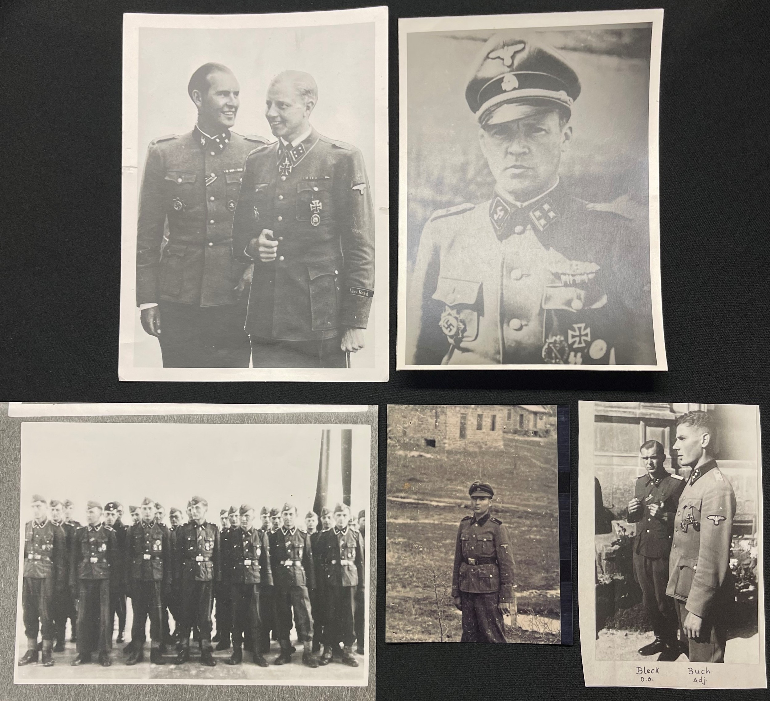 WW2 Third Reich Waffen SS Flemish Volunteers Group to SS Untersturmfuhrer Albert Geunes: a very - Image 52 of 69