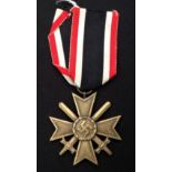 WW2 Third Reich Kriegsverdienstkreuz 2.Klasse mit Schwertern - War Merit Cross 2nd Class with