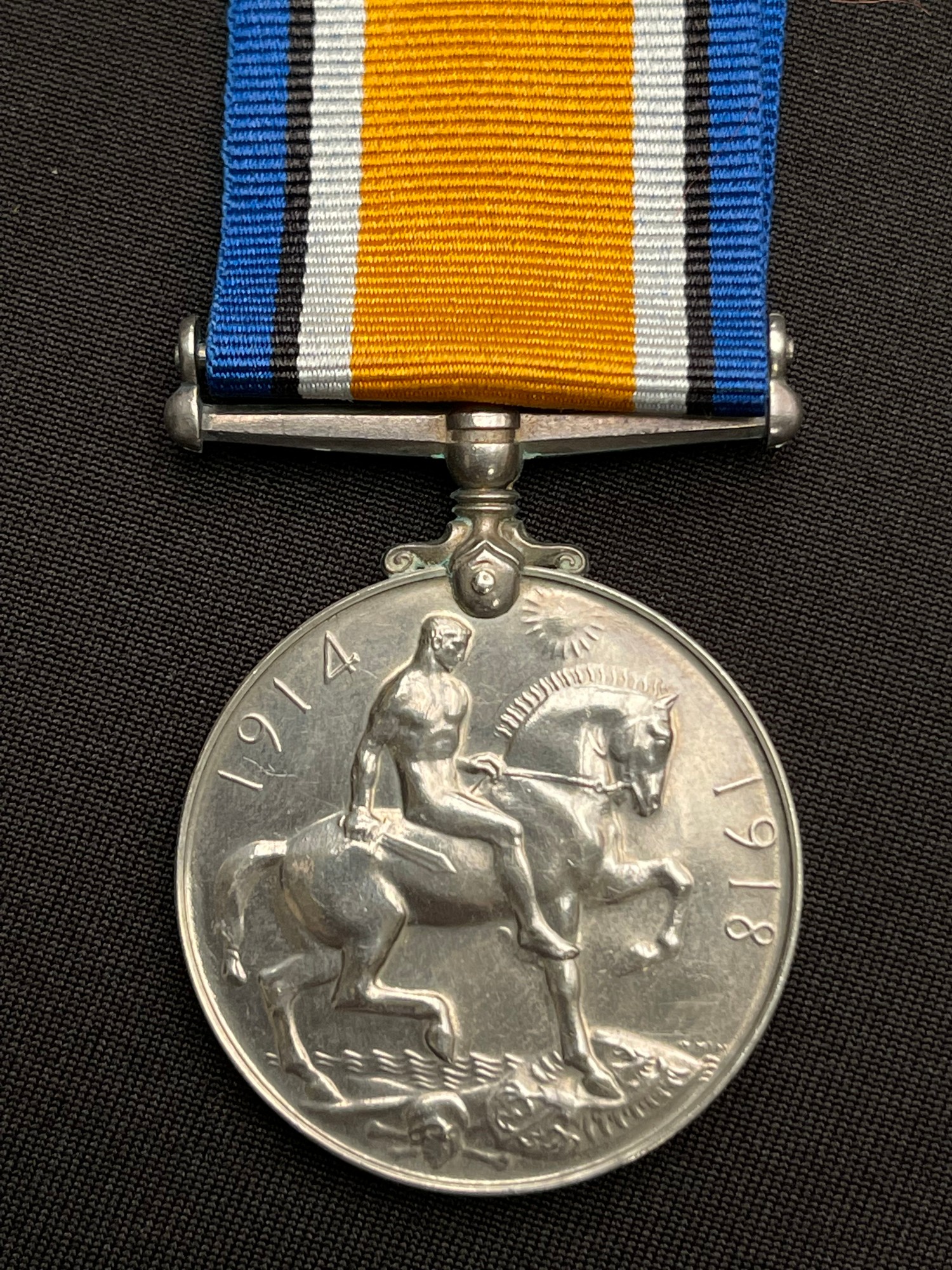 WW1 British War Medal to R4-124949 ACpl. W Dawson, ASC. Complete with ribbon and research. - Image 3 of 4