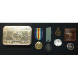 WW1 British Victory Medal to 105528 2 Clp GH Marshall, RE. Complete with replacement ribbon along