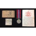 WW2 British War Medal 1939-45 Royal Navy Killed in Action awarded to Howard Borland Herbert.