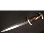 WW2 Third Reich SA Dienstdolch SA Dagger with 210mm long double edged blade with "Alles Fur