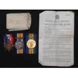 WW1 British Medal group to 71561 Gnr W Diggle, RFA, comprising of 1914-15 Star, British War Medal