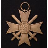 WW2 Third Reich Kriegsverdienstkreuz 2.Klasse mit Schwertern - War Merit Cross 2nd Class with