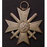 WW2 Third Reich Kriegsverdienstkreuz 2.Klasse mit Schwertern - War Merit Cross 2nd Class with