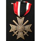 WW2 Third Reich Kriegsverdienstkreuz 2.Klasse mit Schwertern - War Merit Cross 2nd Class with