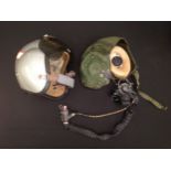 RAF Flying Helmet Mk Ia. Stores ref 22C/2117, size 2 regular, with sun visor along with Type G cloth