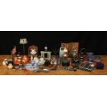 A collection of late 19th century and later doll and dolls house furniture and accessories