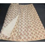 A pair of Laura Ashley curtains, MCMLXXIX, 208cm length x 134cm width