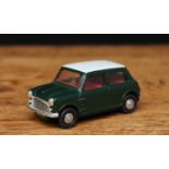 Tri-ang Spot-On 1:42 scale 211 Austin Seven, British Racing green body with white roof, red