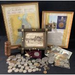 Coins - a Festival of Britain crown; other commemorative crowns; 1920 and later two shilling pieces;