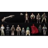 A collection of 1980's and later Kenner Star Wars 3 3/4" loose action figures and accessories,