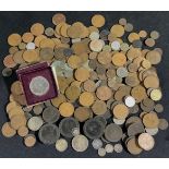 Coins - a George III Cartwheel penny, 1797; others; a Festival of Britain Crown 1951; other