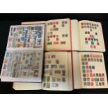 Stamps - All world collection in eight albums inc 1850s and later penny reds; other British and