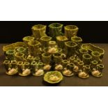 A quantity of Sylvac Swan vases, various sizes