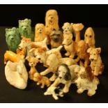 A collection of Sylvac model dogs - terriers, poodles, etc