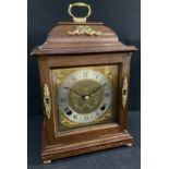 An Elliott clock, brass mounted mahogany case, 26cm high