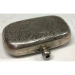 An Edwardian silver double soverign case, with provision for half and full sovereigns, Birmingham