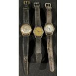 A Vintage Tissot wristwatch; others, Timex, etc (3)