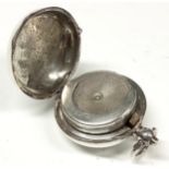 An Edwardian silver sovereign case, Birmingham 1902