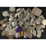 Coins - a selection of late Victorian/Edwardian silver thre'penny bits, various dates, approx