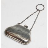A George V silver purse, Birmingham 1915