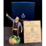 A commemorative figure, The Immortal Erk, a member of the ground crew of the RAF 1939 - 1945, a
