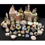 A Leonardo Collection resin figure, Allison, boxed; others, Midsummer Melody, Farmhouse Maid,