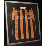 Sport, Football - a Hull City A.F.C. 'The Tigers' Umbro XL size signed football shirt, bearing