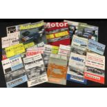 Automobilia- 1960s racing programmes, Autocar Cadwell Park 1964, Mallory Park 1963, Snetterton 1965,