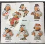 A set of seven Harlequin Gallery Gift Wrap 1974 The Wombles Posters