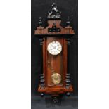 A 19th century Vienna wall clock