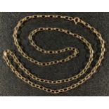 A 9ct gold necklace chain, 6g