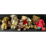 Toys & Juvenalia ? a collection of teddy bears, including Dean?s Rag Book, Jelly Kitten, Russ, TY