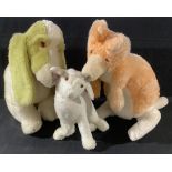 Toys - Wendy Boston - three 1960s sample soft toys, Bassett Hound, Kangaroo and Lamb (3)