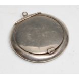 A George V silver circular rouge box, Crisford & Norris, Birmingham 1918