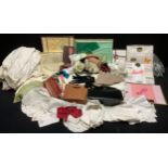 Linen and Lace - napkins; tablecloths; night shirts; handkerchiefs; etc