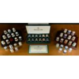 Thimbles - Minton Heritage collection set of twelve thimbles, 769/950, cased with certificate;