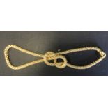 A Fope 18ct gold fancy link necklace, Sheffield marks, stamped 750, 41cm long, 23.8g