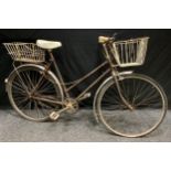 An early 20th century, 'Hercules Cycle and Motorcycle company' ladies bicycle, with 'Youth Hostel