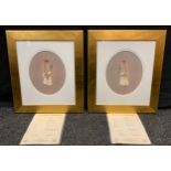 Kay Boyce, Fl 2001, a pair, Liz Study I and II, offset Lithographs, signed, 192/500, Published