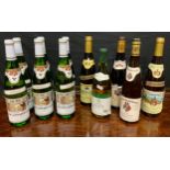 Wines and Spirits; six bottles of 1978 Zeller Schwarze Katz white wine; and five bottles of german