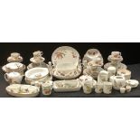 Royal Worcester dinner service Evesham pattern, including dinner plates, soup bowls and stands,