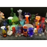 Studio Glass - a Murano freeform sommerso glass vase; others Scandinavian, Italian , Murano glass