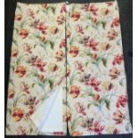 Pair of Laura Ashley curtains, Gosford, 117cm wide x 140cm long