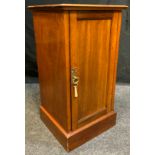 A Victorian Mahogany Pot Cupboard, c.1880, 74cm tall x 39.5cm x 37.5cm.