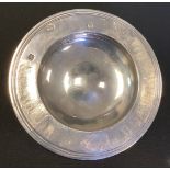 An Aspreys silver circular bonbon dish, London 1973, 88.9g.