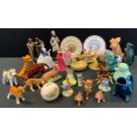 Ceramics - Royal Worcester Millennium Princess figure; others; Royal Doulton Bunnykins; Sylvac